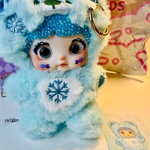 Nommi Plush Doll Keychain- Gift for Her Plush Nommi